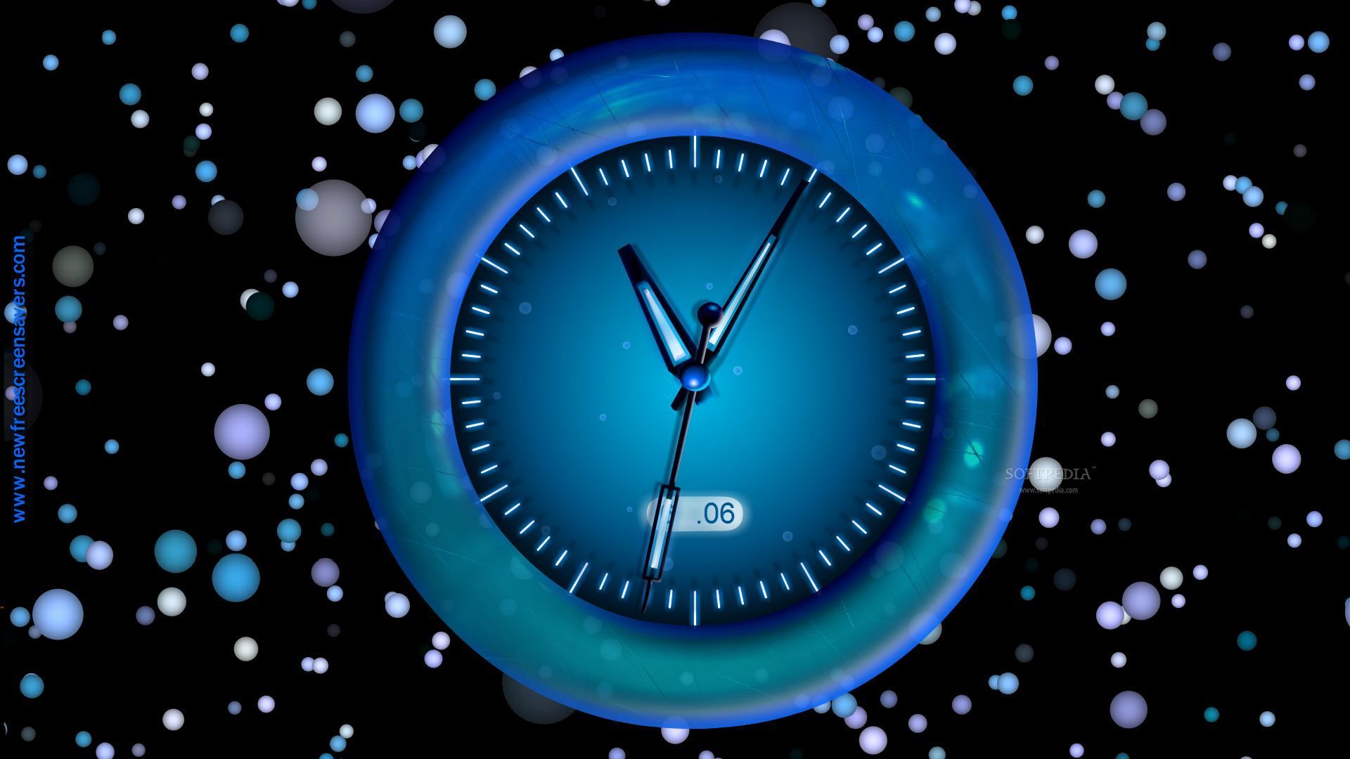 Download Free Radiating Clock screensaver, Radiating Clock. Clock wallpaper, Clock, Moving wallpaper