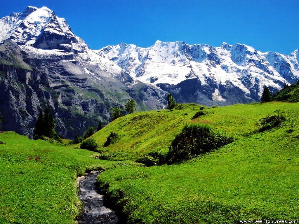 Desktop Wallpaper Natural Background Beautiful Mountain, Switzerland