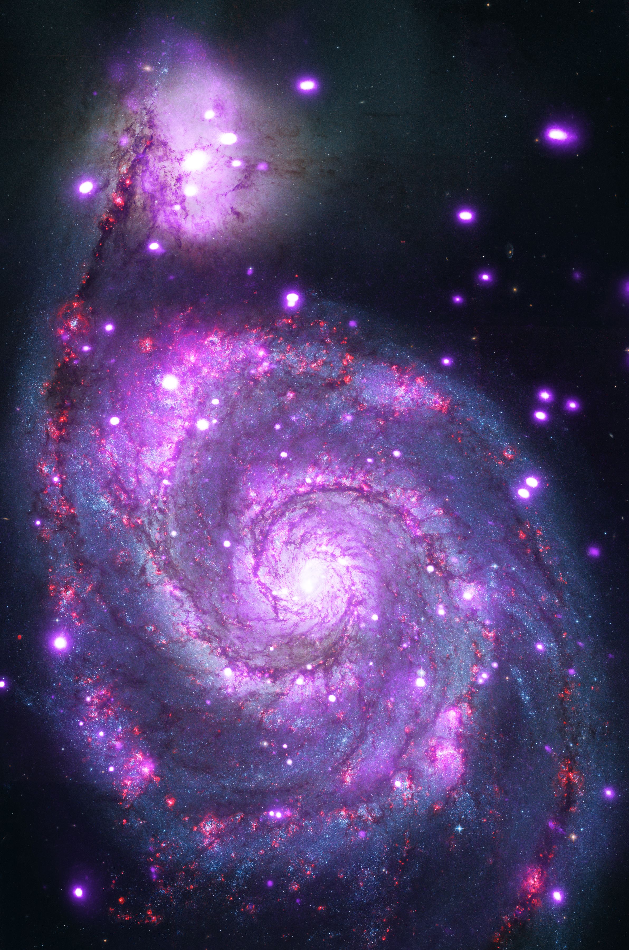 Chandra - Photo Album - Whirlpool Galaxy - June 2014