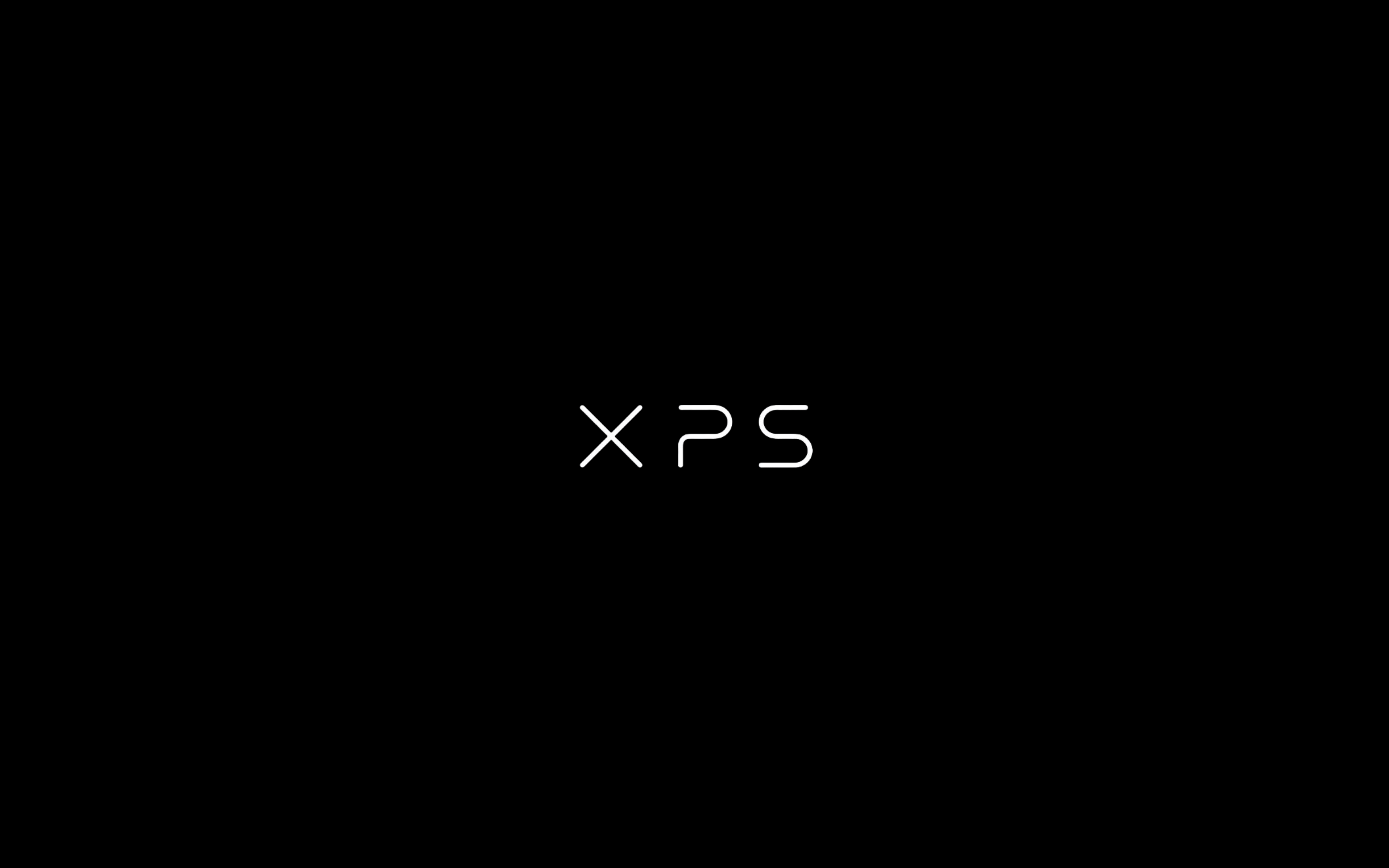 Dell XPS black wallpaper for 16:10