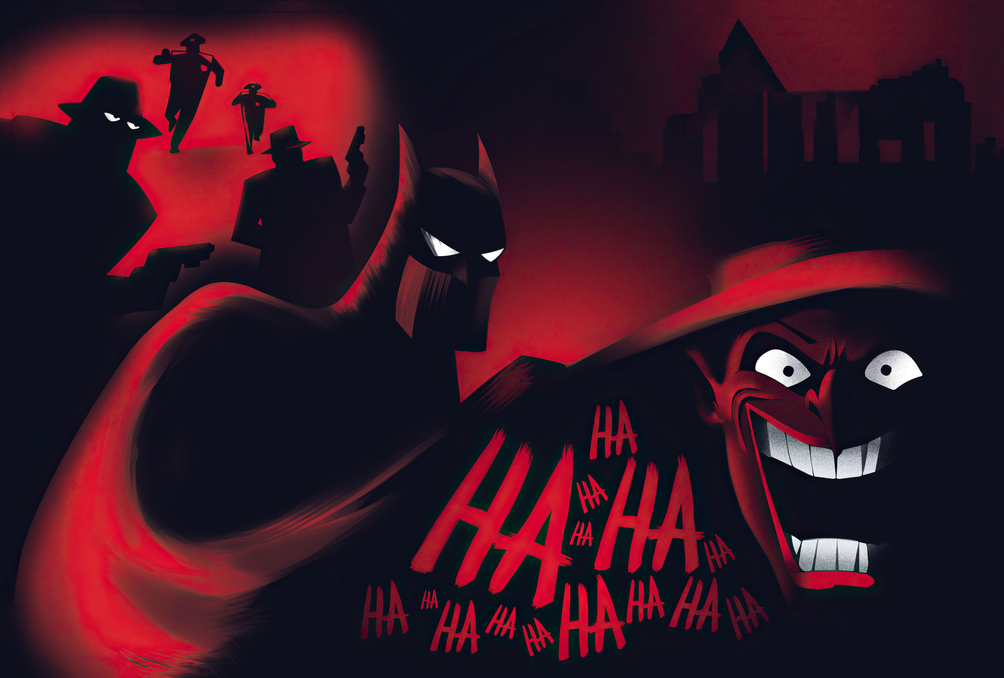 Batman Animated Series Artwork, HD Superheroes, 4k Wallpaper, Image, Background, Photo and Picture
