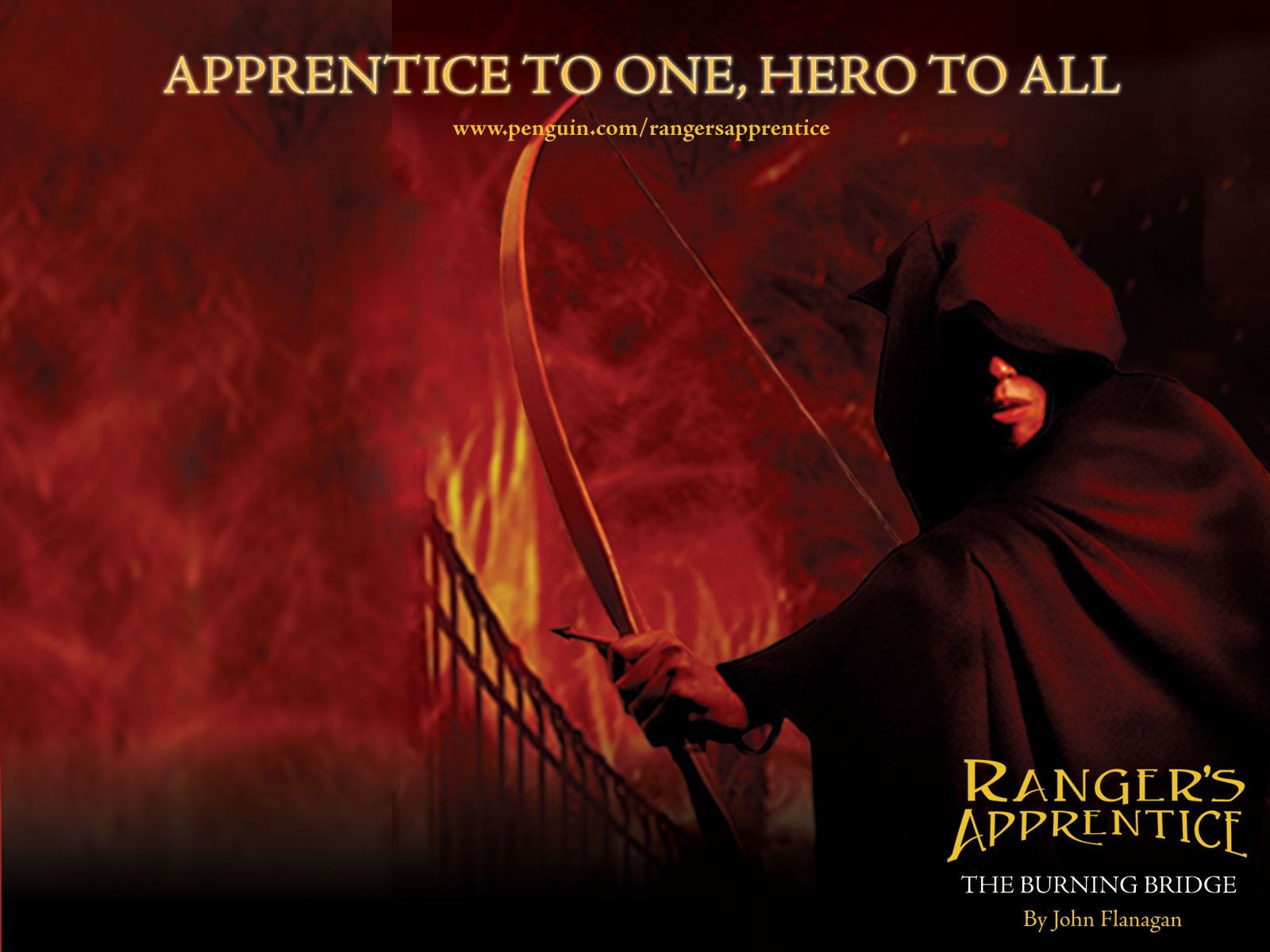 The Burning Bridge* Ranger's Apprentice Wallpaper