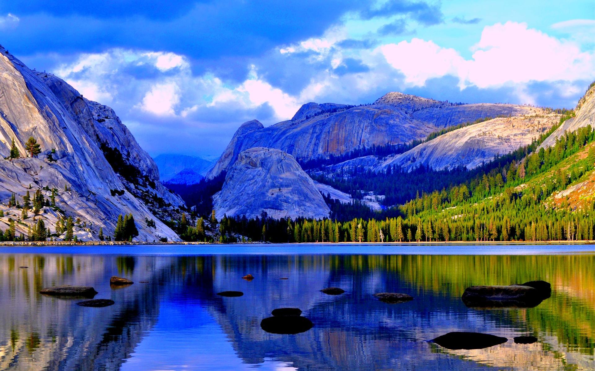 Mountains In Reflection HD desktop wallpaper, Widescreen, High Definition