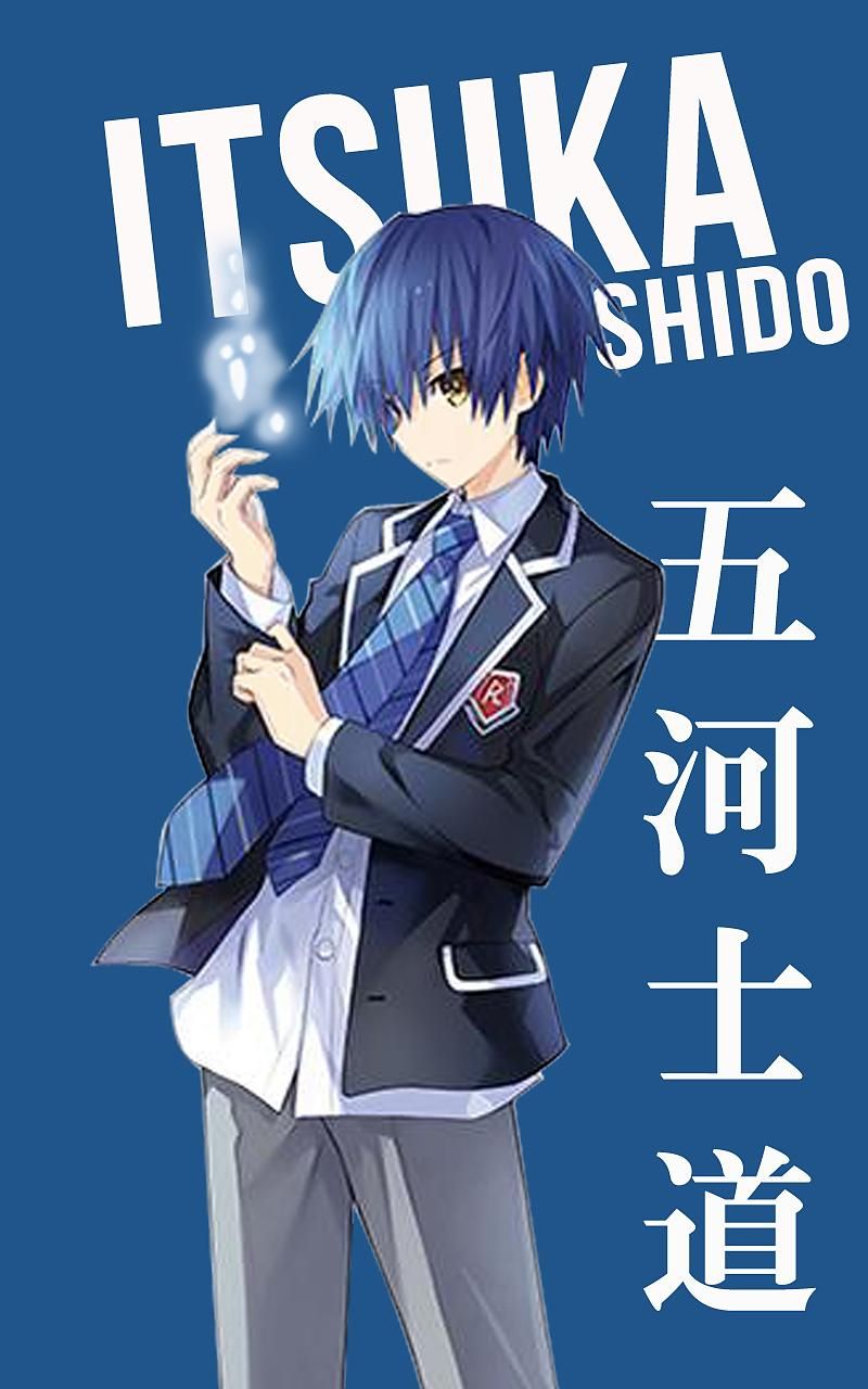 Itsuka Shido Korigengi. Wallpaper Anime. Anime date, Anime guys, Anime