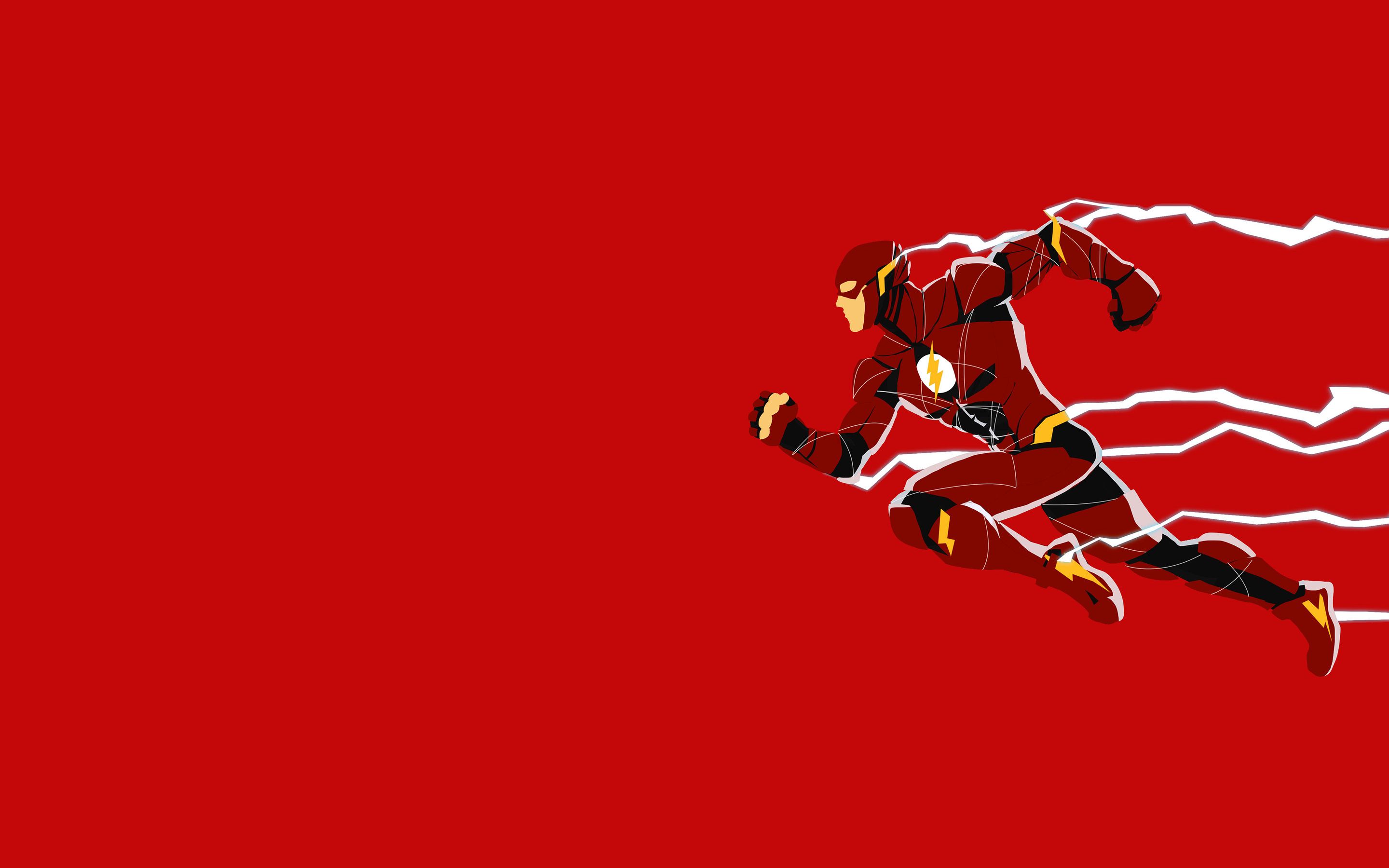 Justice League Flash Minimalism Macbook Pro Retina HD 4k Wallpaper, Image, Background, Photo and Picture