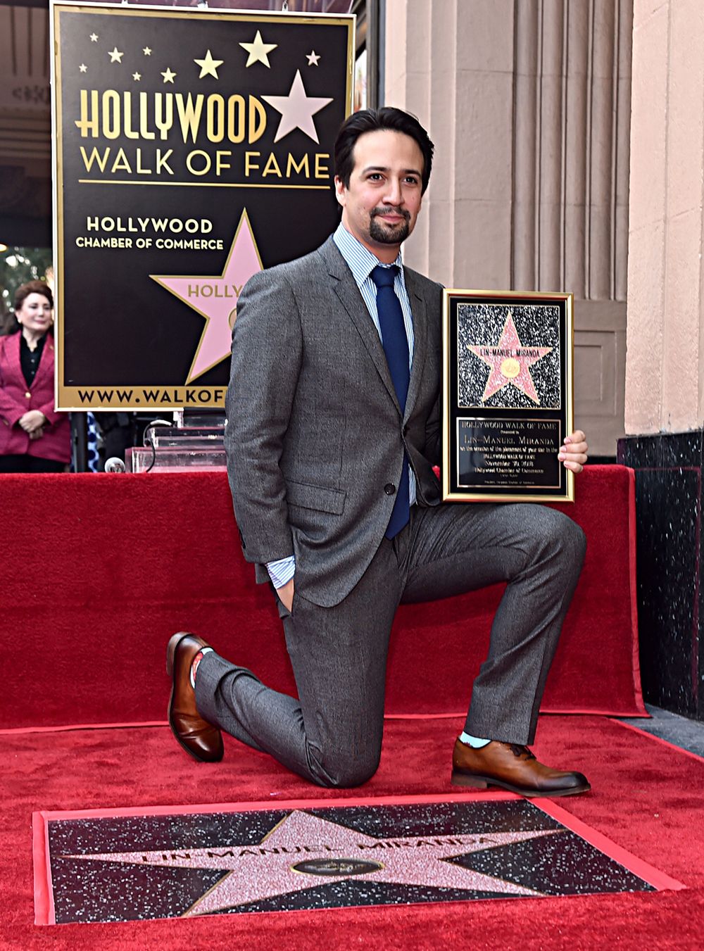 Mary Poppins Returns Star Lin Manuel Miranda Receives Hollywood Walk Of Fame Star