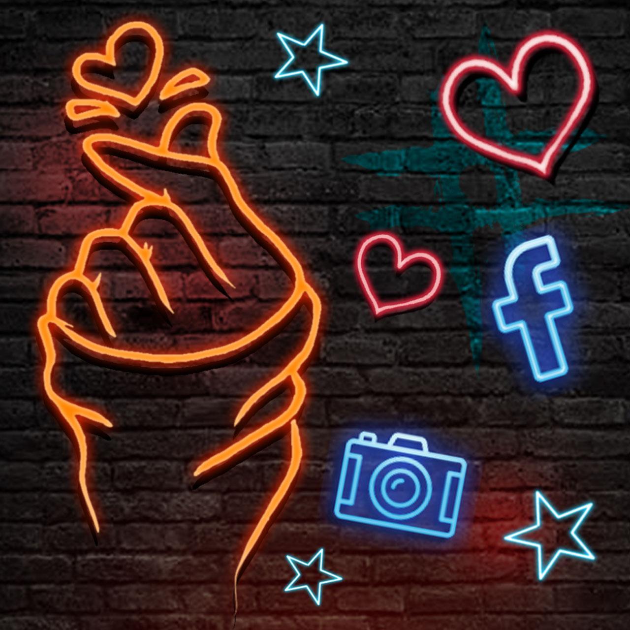 Neon, Led, Love Themes & Wallpaper for Android