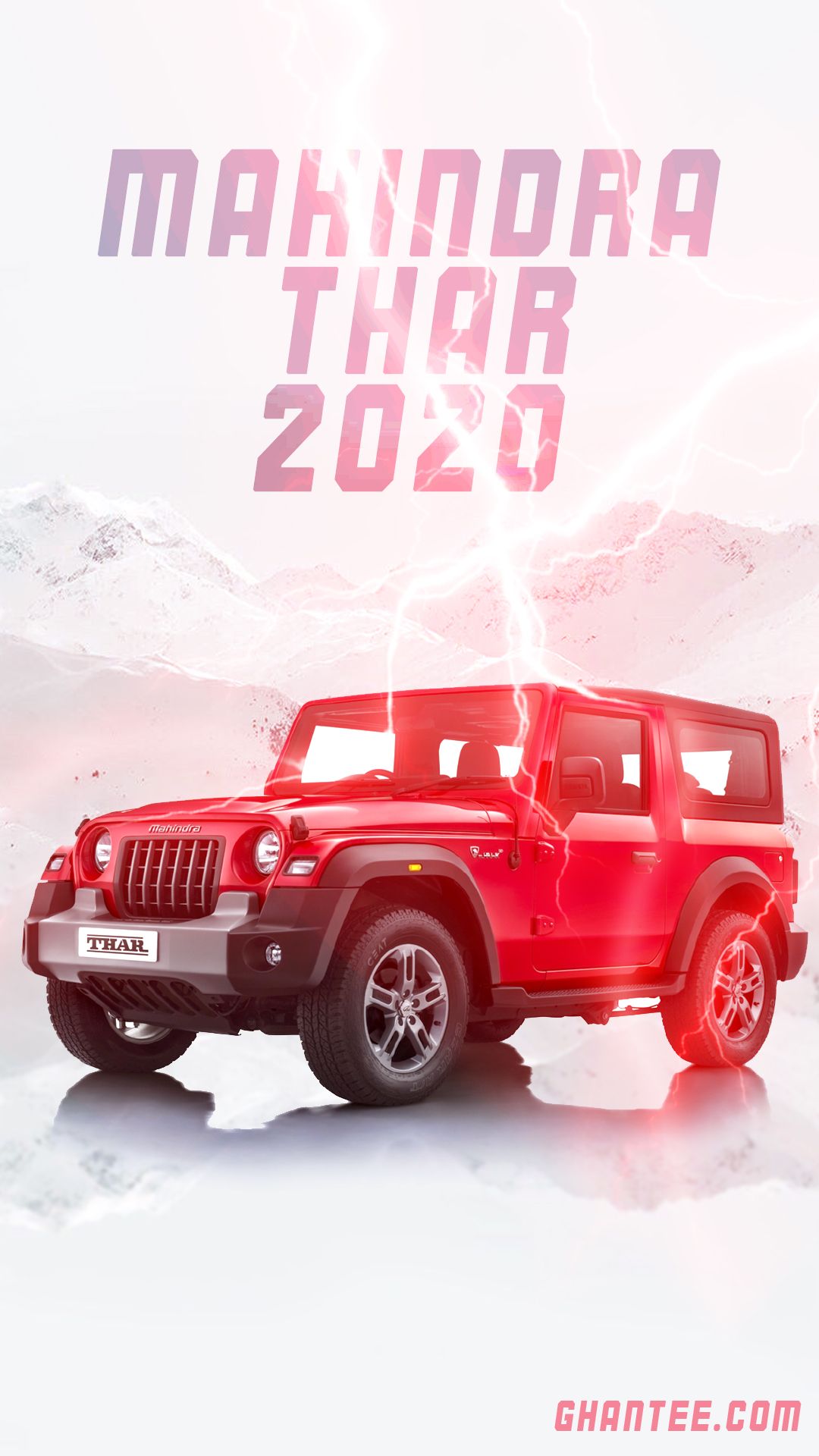 mahindra thar 2020 HD car wallpaper for phone