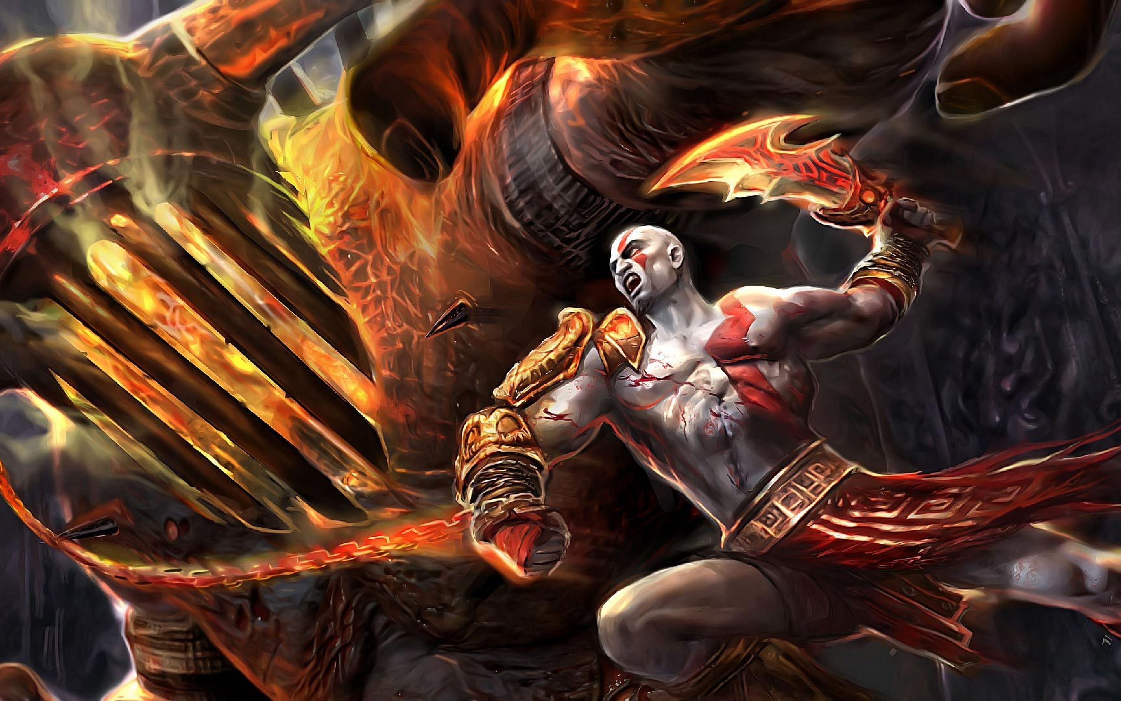 God Of War 3 Kratos Wallpaper Full HD #Tqk. Kratos god of war, God of war, God of war game
