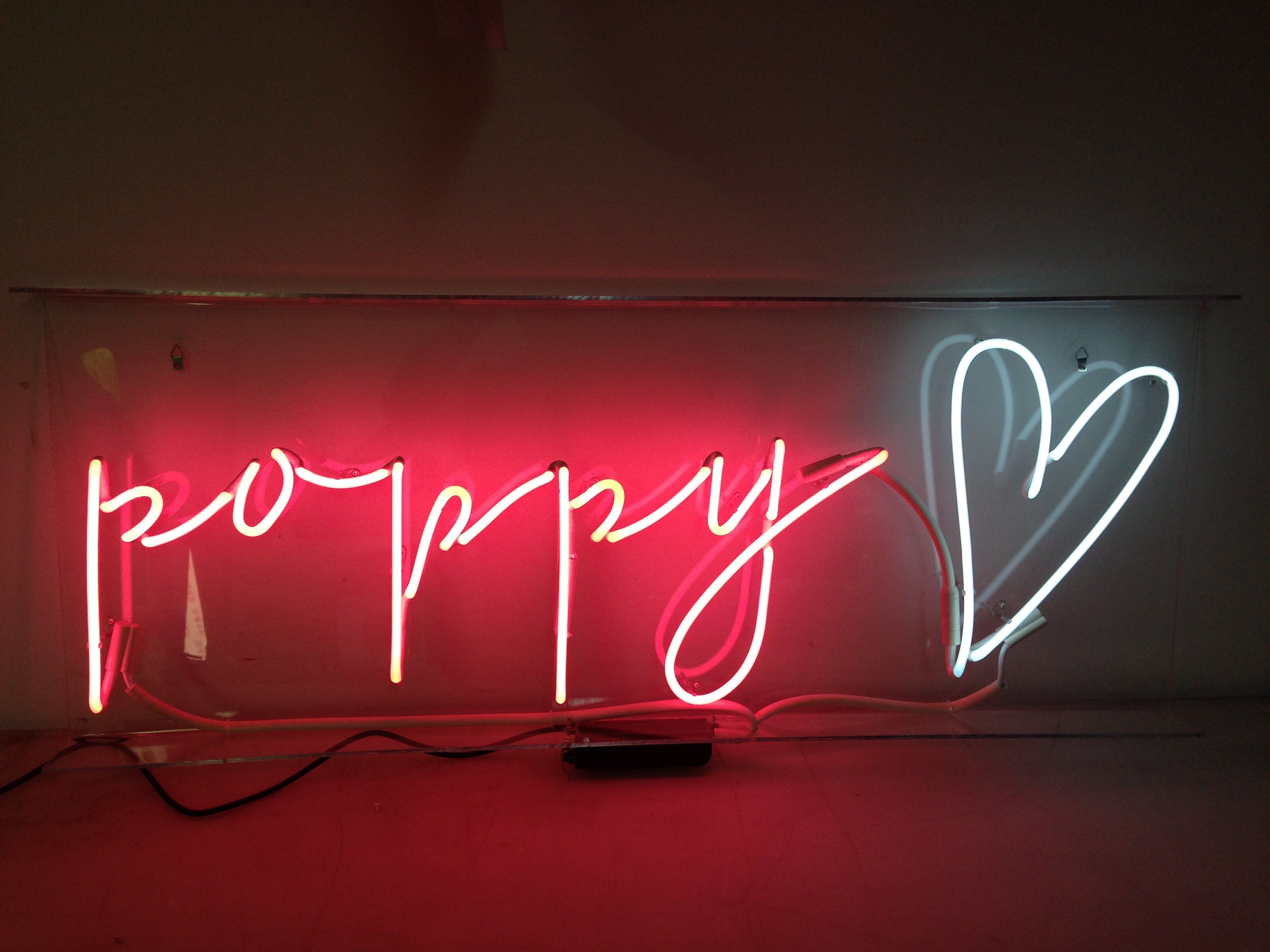 Love Quotes Neon Signs HD Wallpaper
