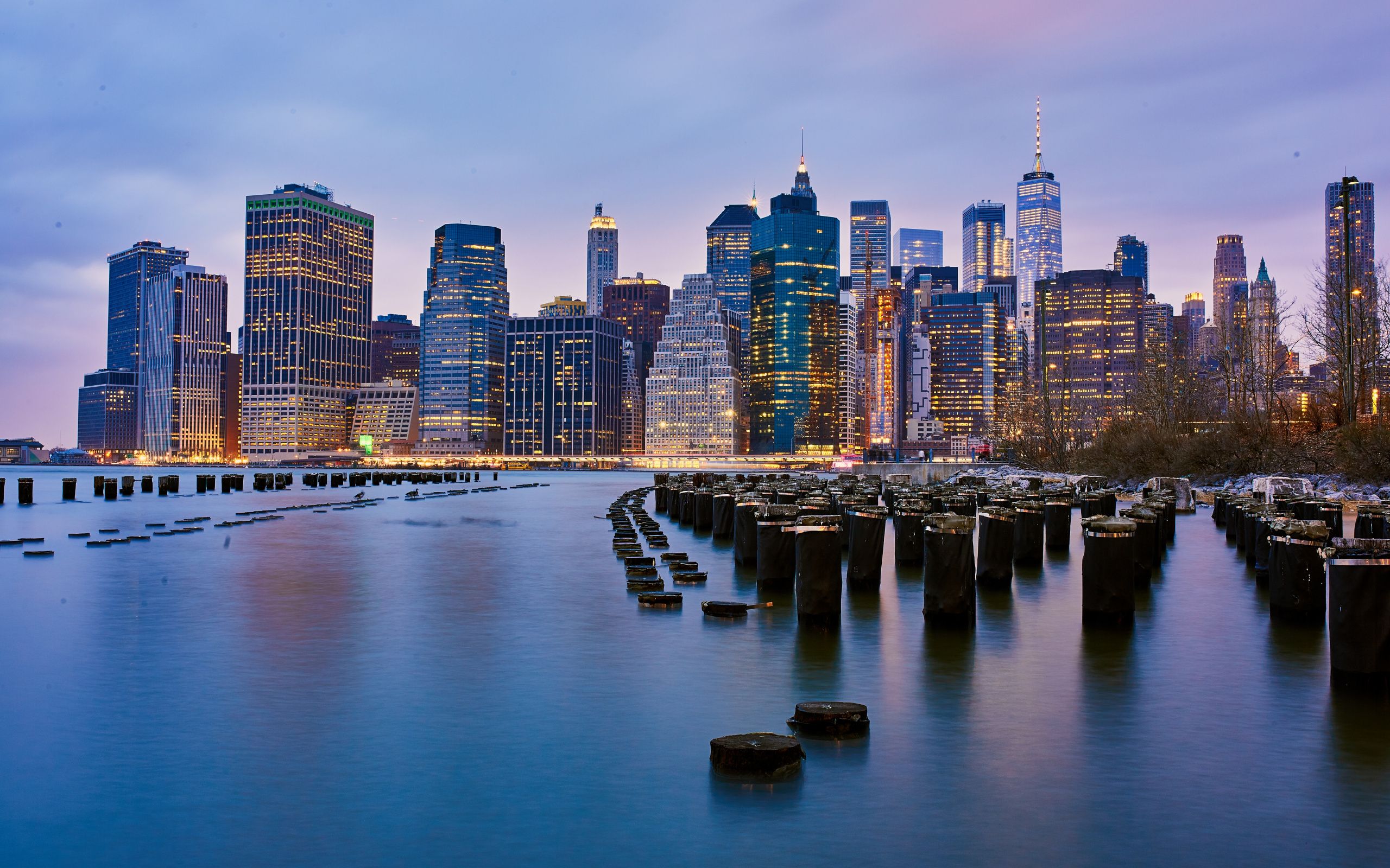 Download New York, buildings, cityscape wallpaper, 2560x Dual Wide, Widescreen 16: Widescreen