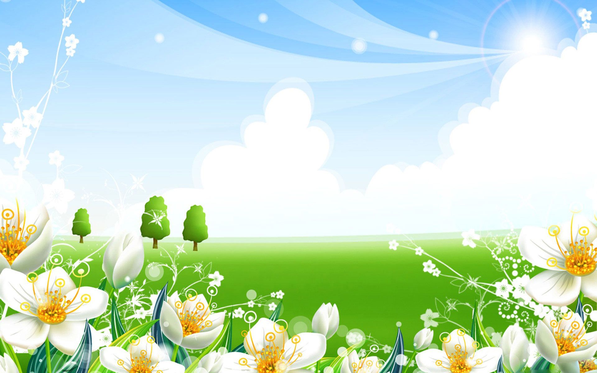 Cartoon Flower Background Images  Free Download on Freepik