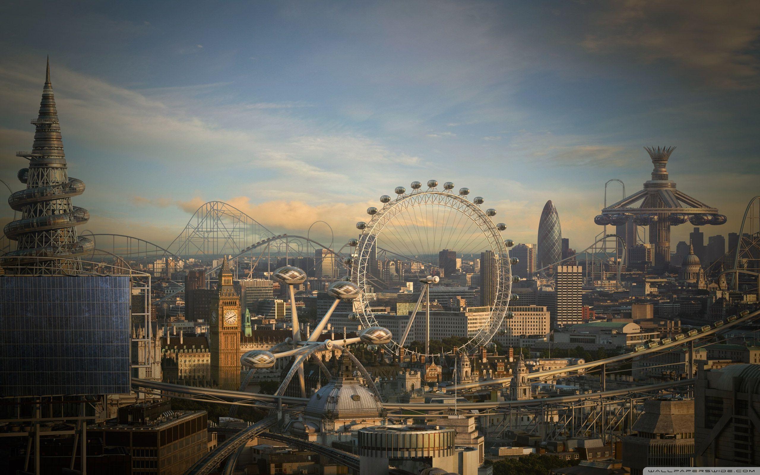 Futuristic City ❤ 4K HD Desktop Wallpaper for 4K Ultra HD TV
