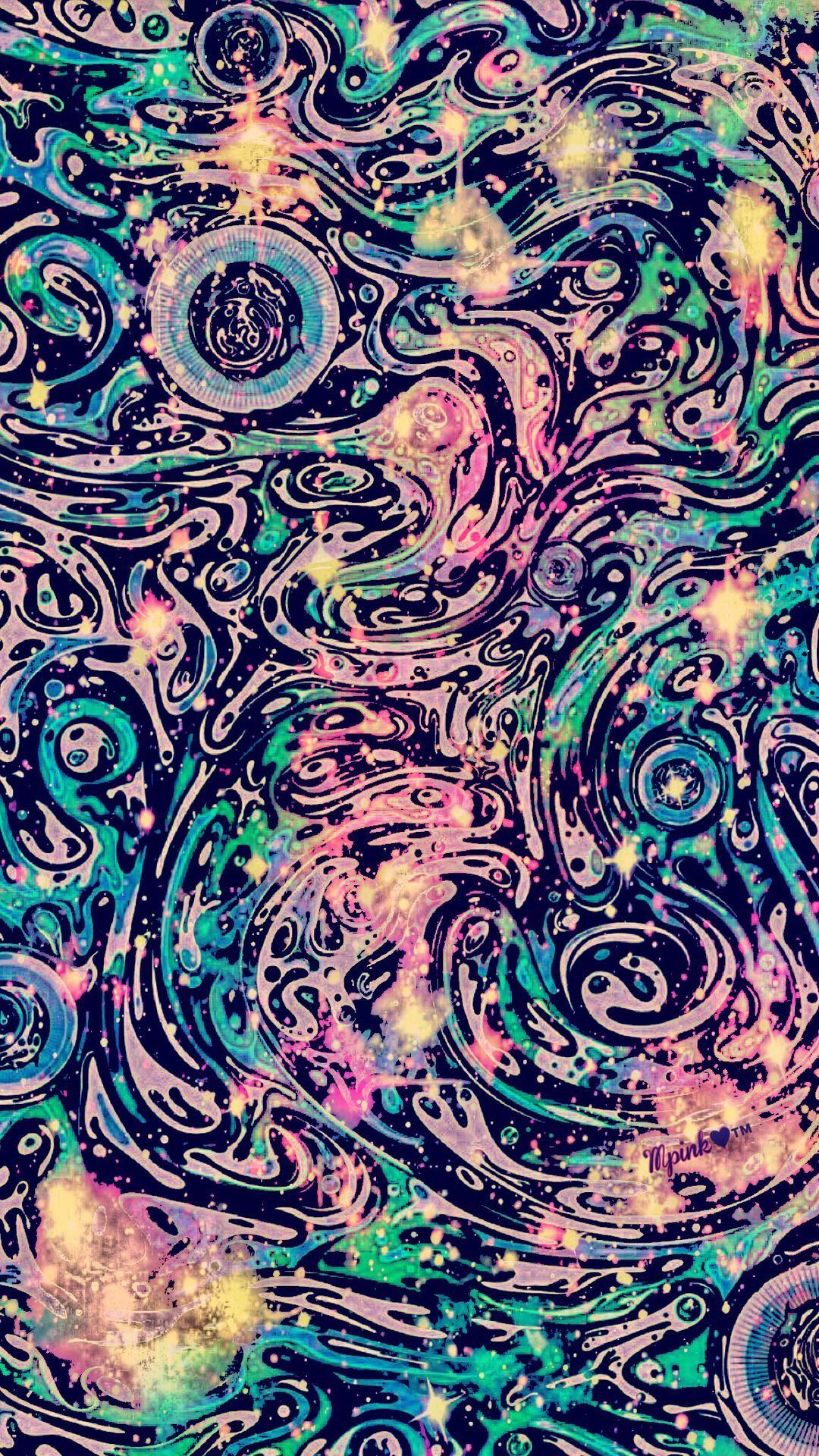 Colorful Marble Galaxy Wallpaper #androidwallpaper #iphonewallpaper # wallpaper #galaxy #sparkle #glitter #l. Psychedelic art, Art wallpaper, Desktop wallpaper art