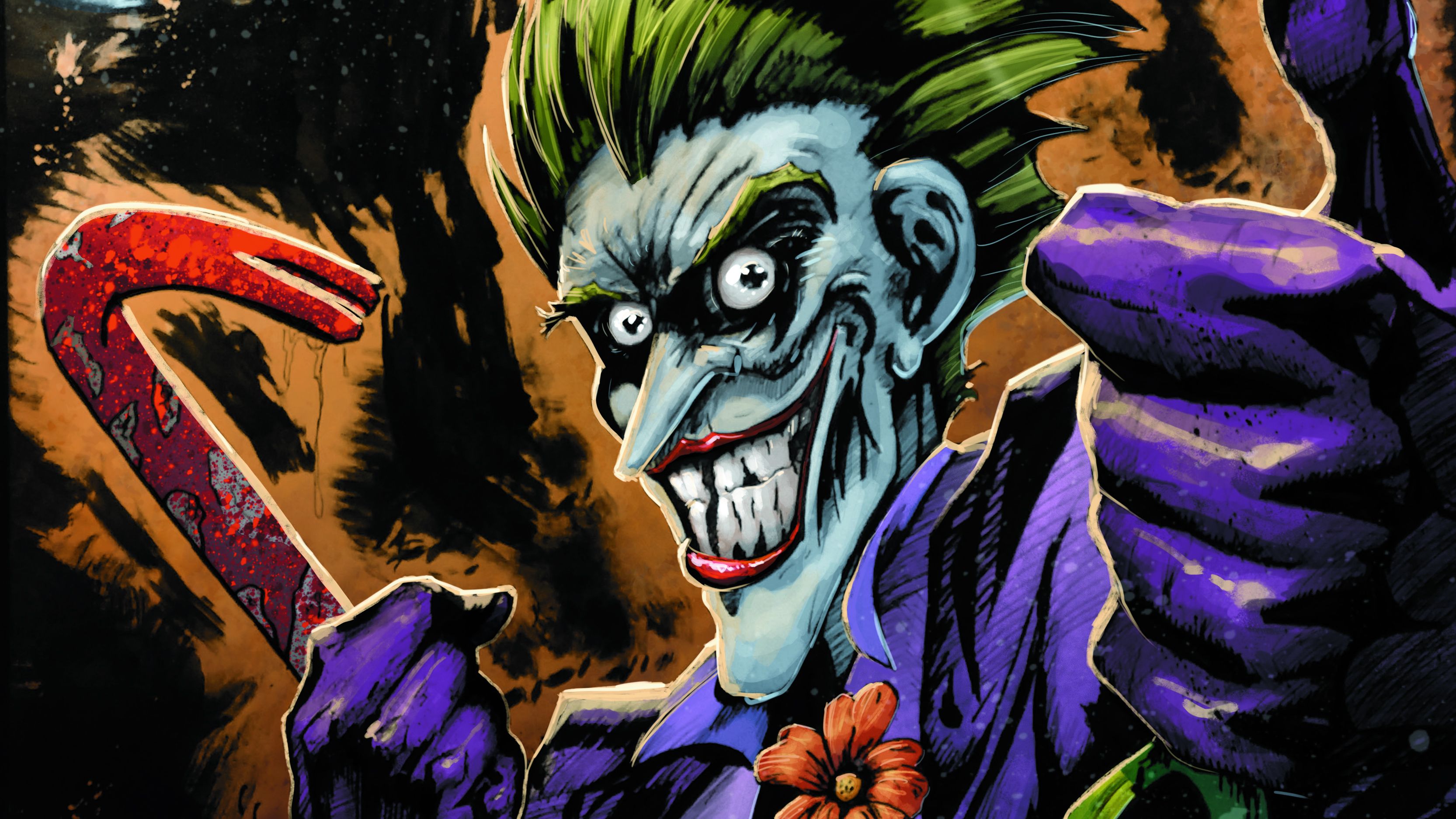 Joker Comic Cartoon Art Laptop Full HD 1080P HD 4k Wallpaper, Image, Background, Photo and Picture