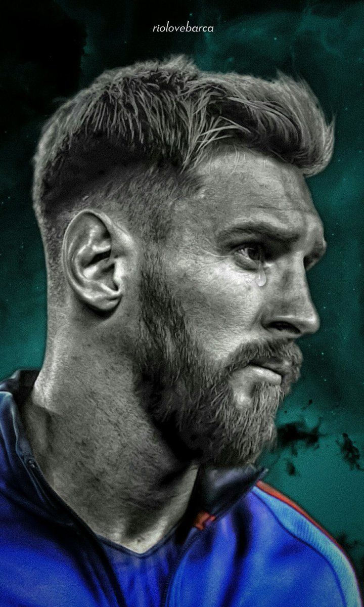 Lionel Messi Face Wallpaper