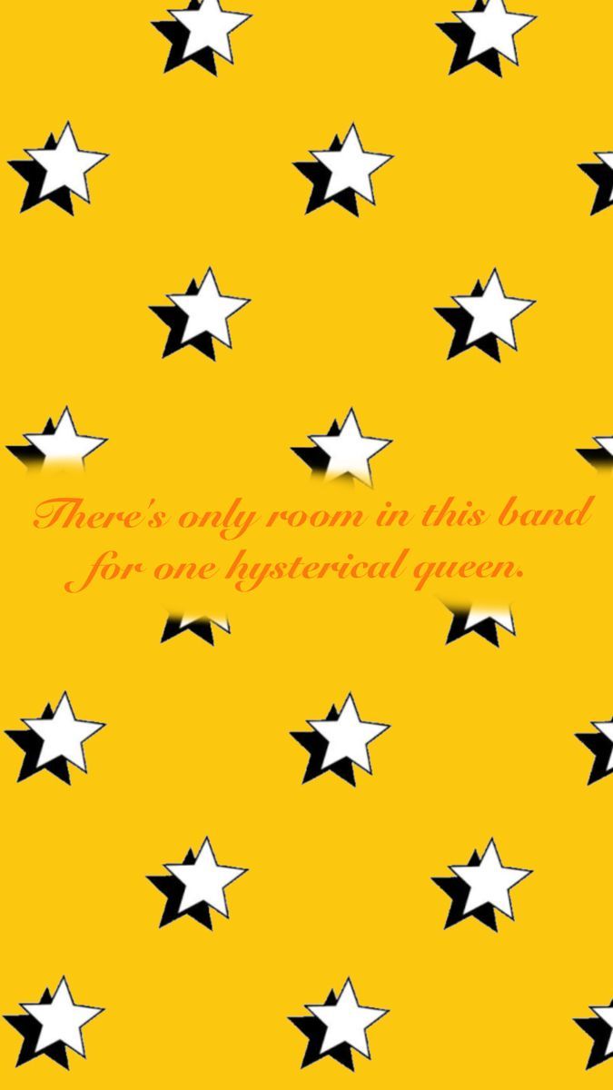 Yellow Aesthetic Queen Bohemian Rhapsody Wallpaper