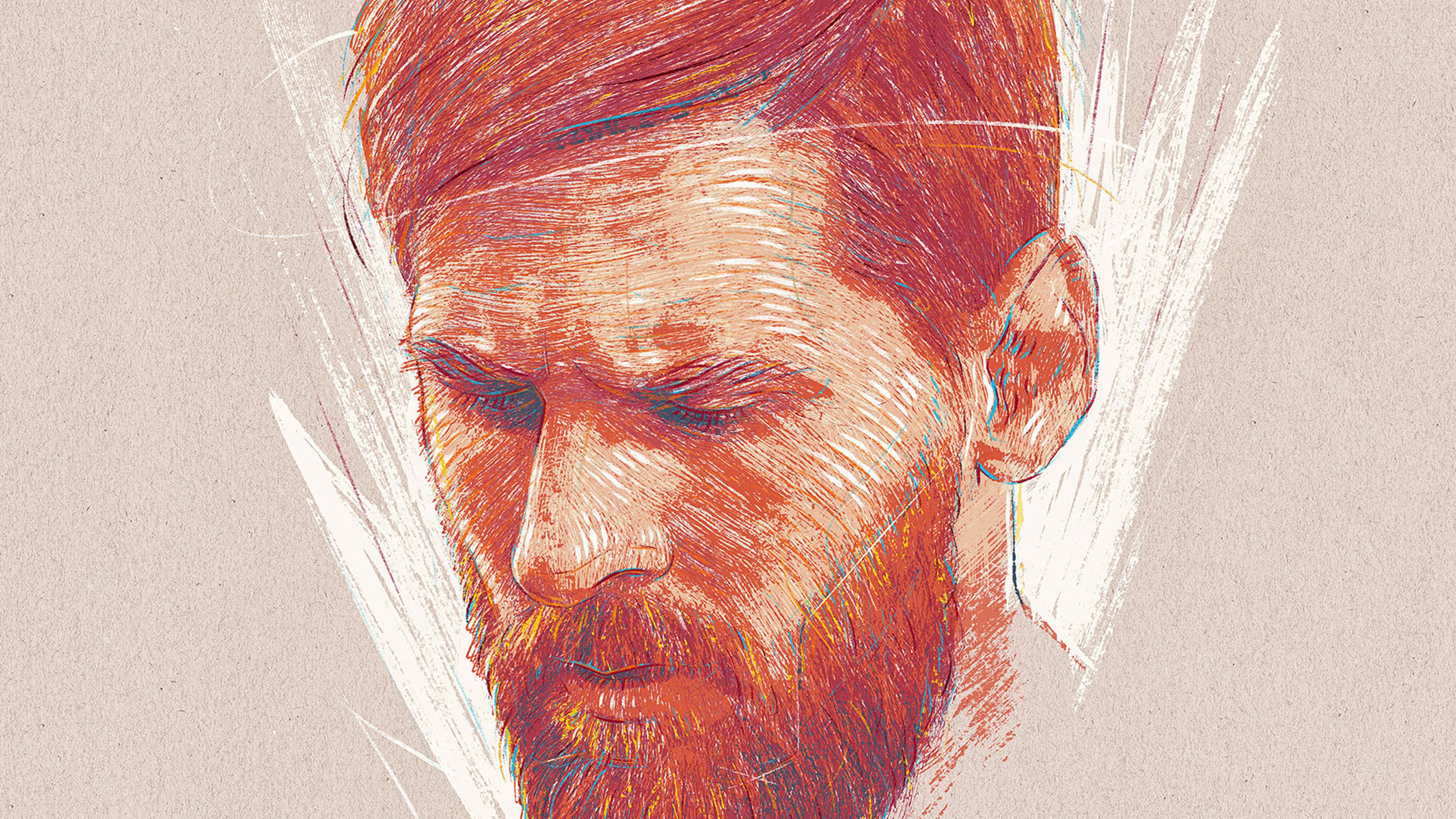 Art Messi Face Illust Anime Sport Wallpaper