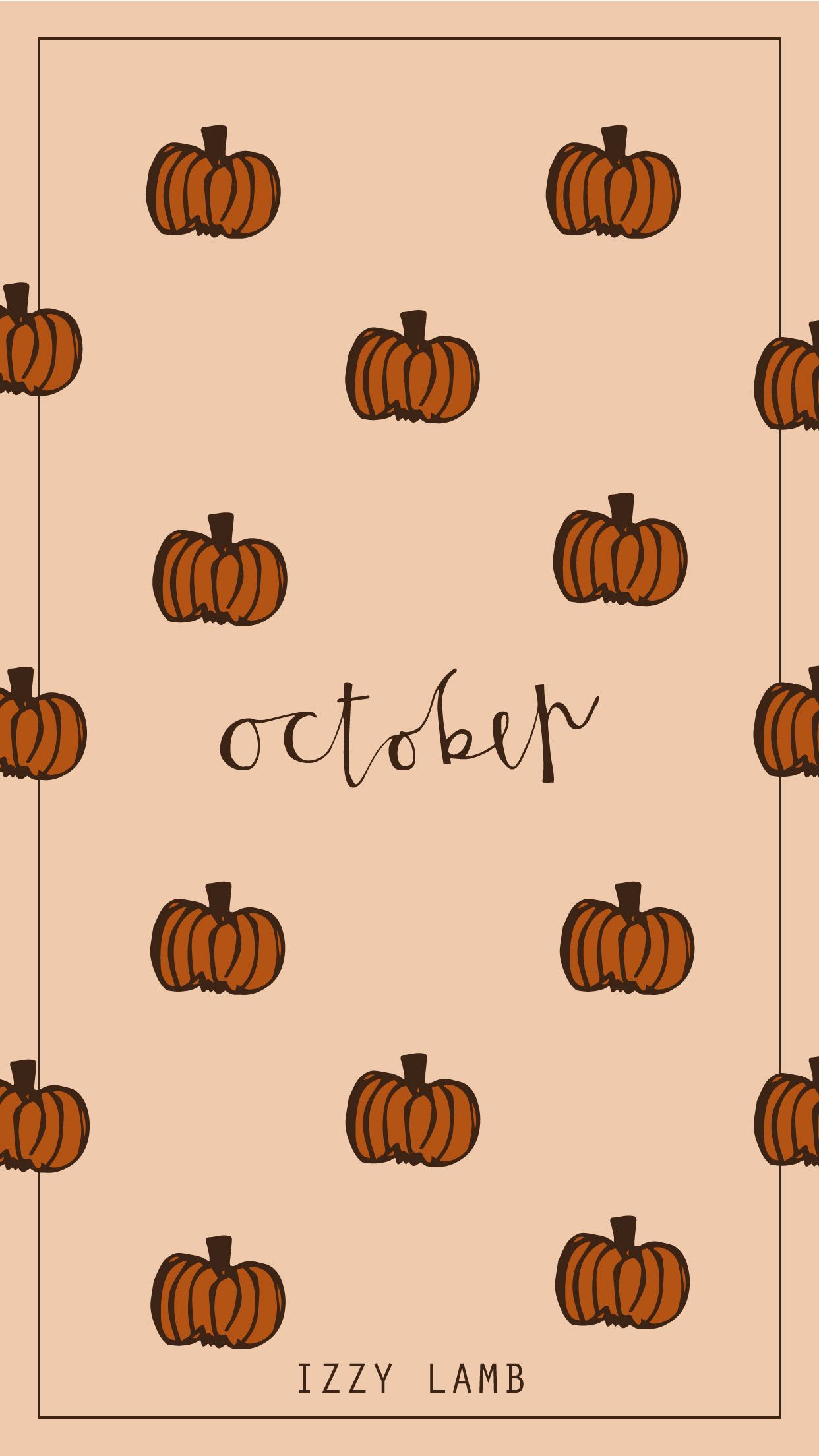 October. iPhone wallpaper fall, Fall wallpaper, Cute fall wallpaper