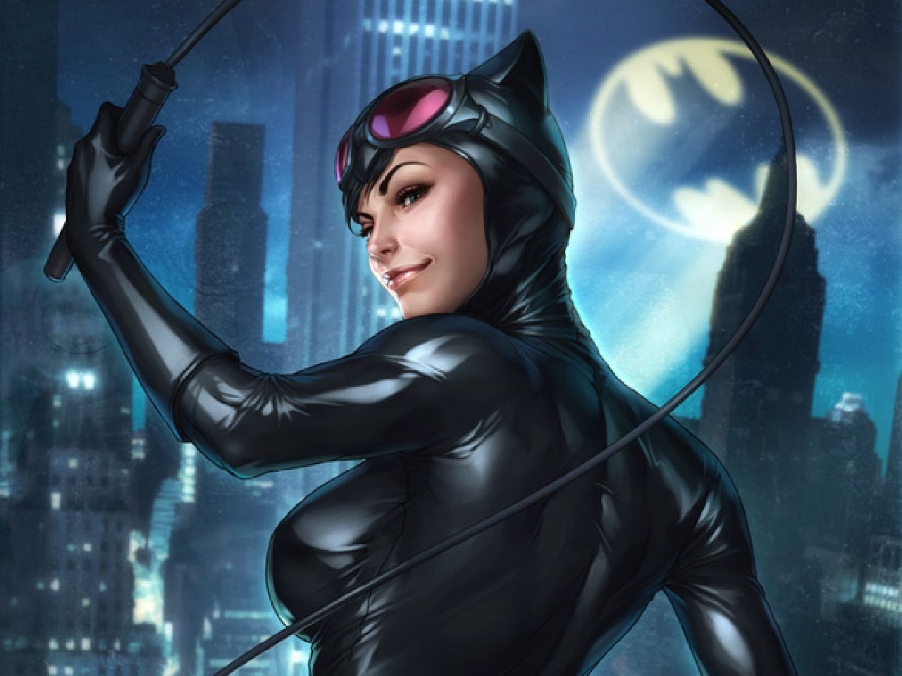 Catwoman Cartoon Wallpaper Free Catwoman Cartoon Background