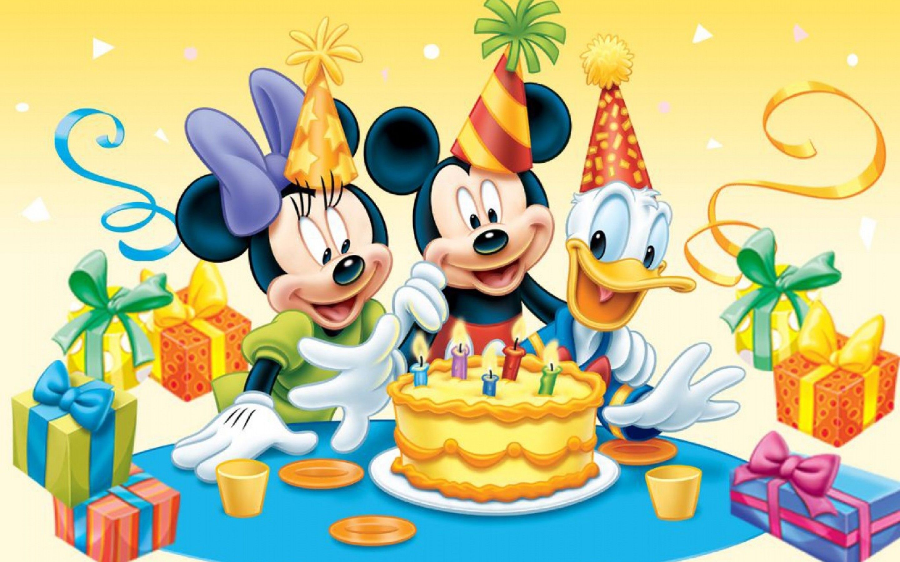 Mickey Mouse And Friends Birthday HD Wallpaper 2880x1800, Wallpaper13.com