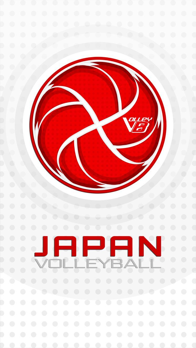 JAPAN 01 Mobile Wallpaper. Volleyball, Sport team logos, Chicago cubs logo