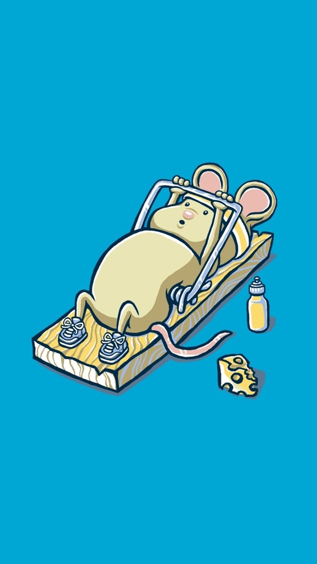 Rat on Gym to see more #Cute and #Funny #Cartoon #Wallpaper - Gym wallpaper, Cartoon wallpaper, Cute love cartoons