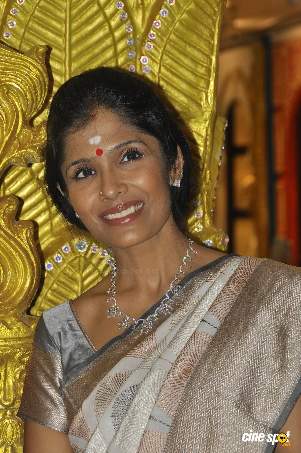 Anuradha Sriram at Joyalukkas Platinum Collection Launch