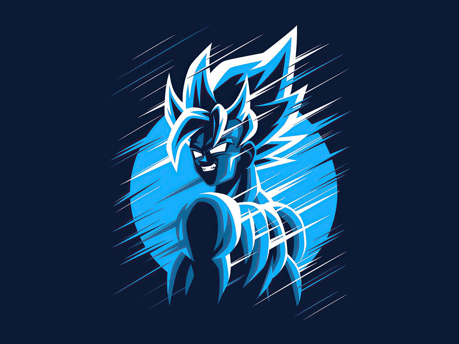 Dragon Ball Z Goku Blue Moon 4k 1600x1200 Resolution HD 4k Wallpaper, Image, Background, Photo and Picture