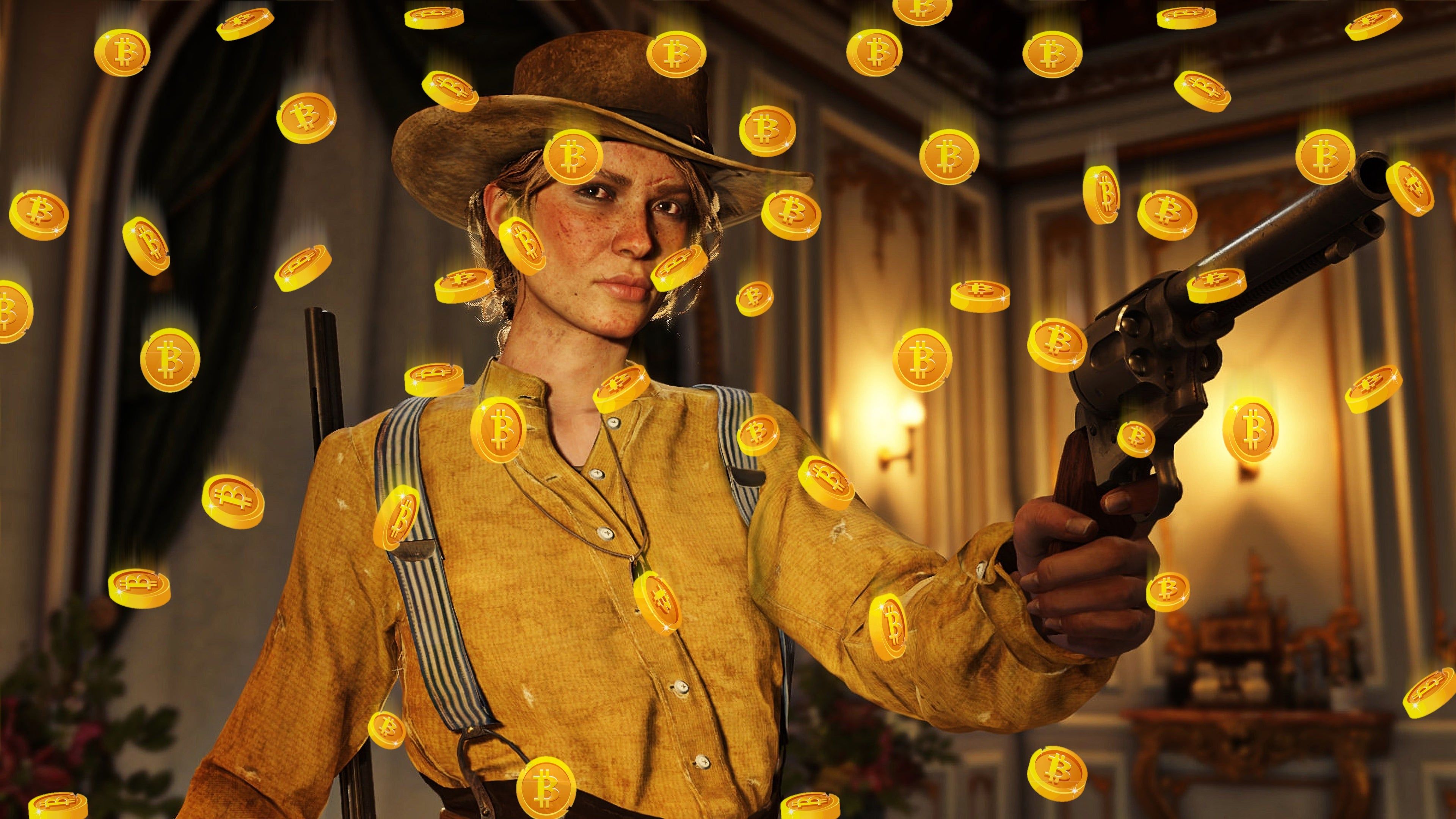 Red Dead Redemption 2 Sadie Adler UHD 4K Wallpaper