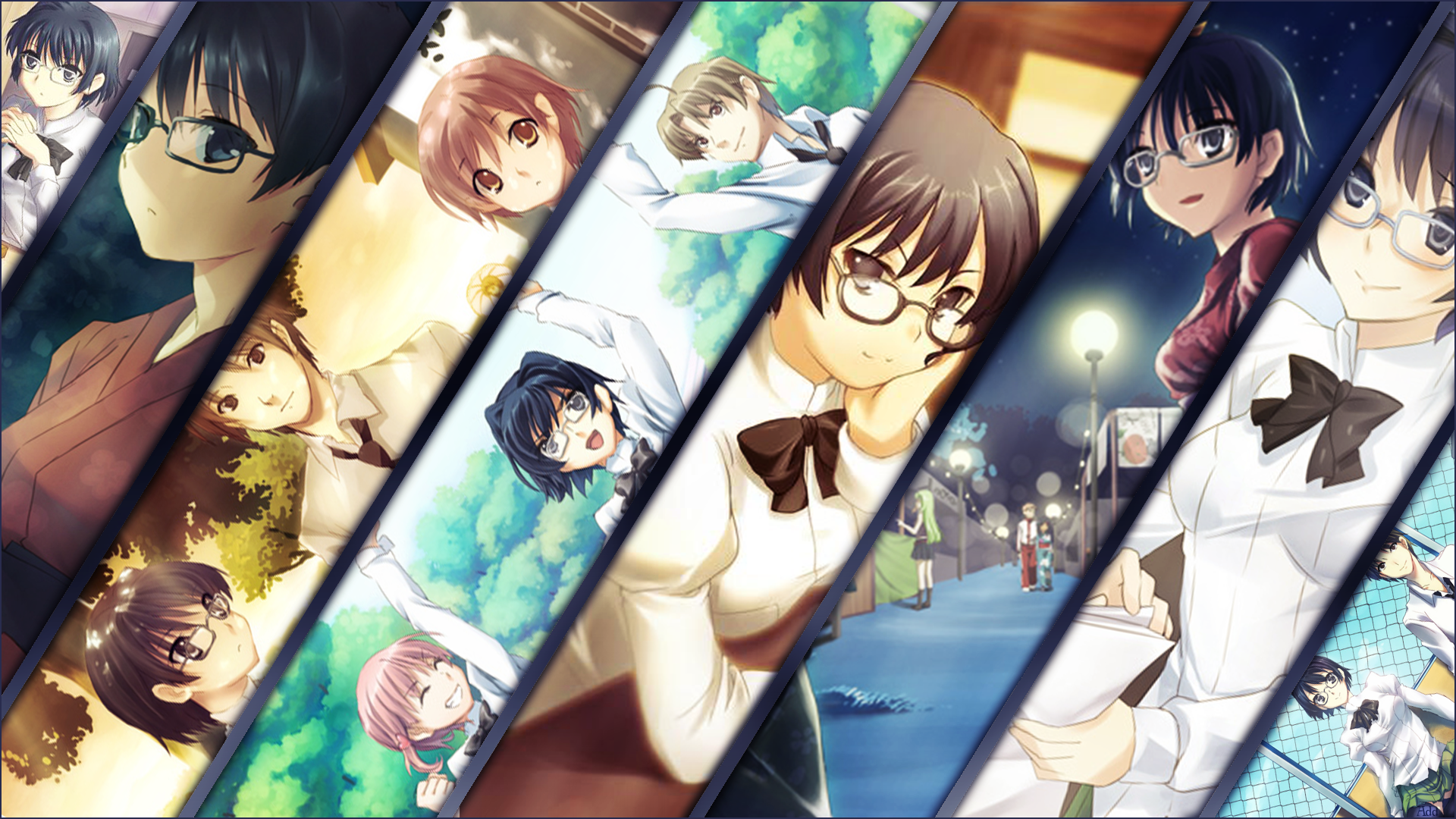 Katawa Shoujo Timeline Wallpaper by SrAddiction. Shoujo, Wallpaper, Anime art