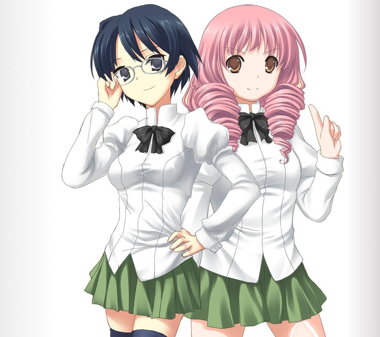 Shizune And Misha wallpaper