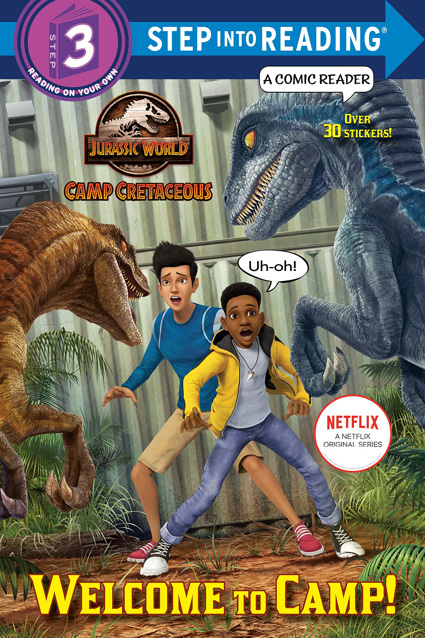 Welcome to Camp! (Jurassic World: Camp Cretaceous) (Step into Reading): Behling, Steve, Spaziante, Patrick: 9780593303351: Books