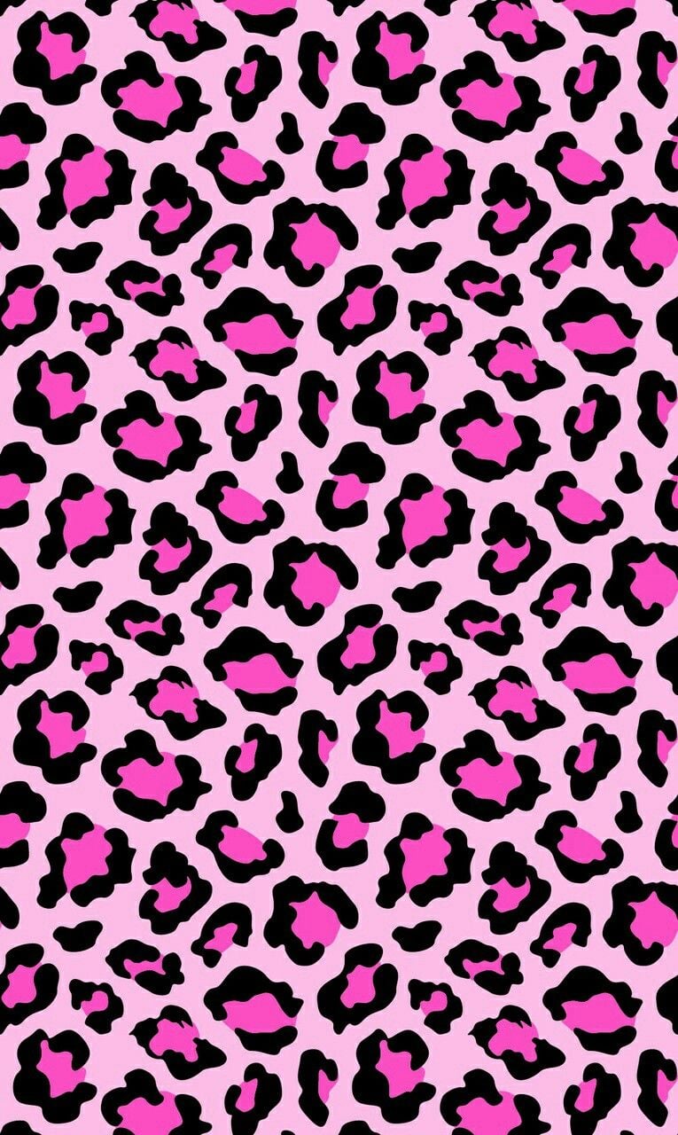 Pink Leopard Fur Wallpaper