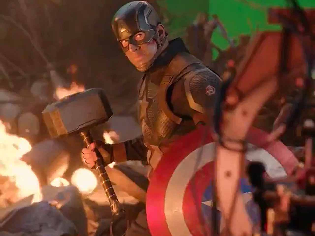 Avengers: Endgame Behind The Scenes Shows A Peek At Captain America's “ Worthy” Moment
