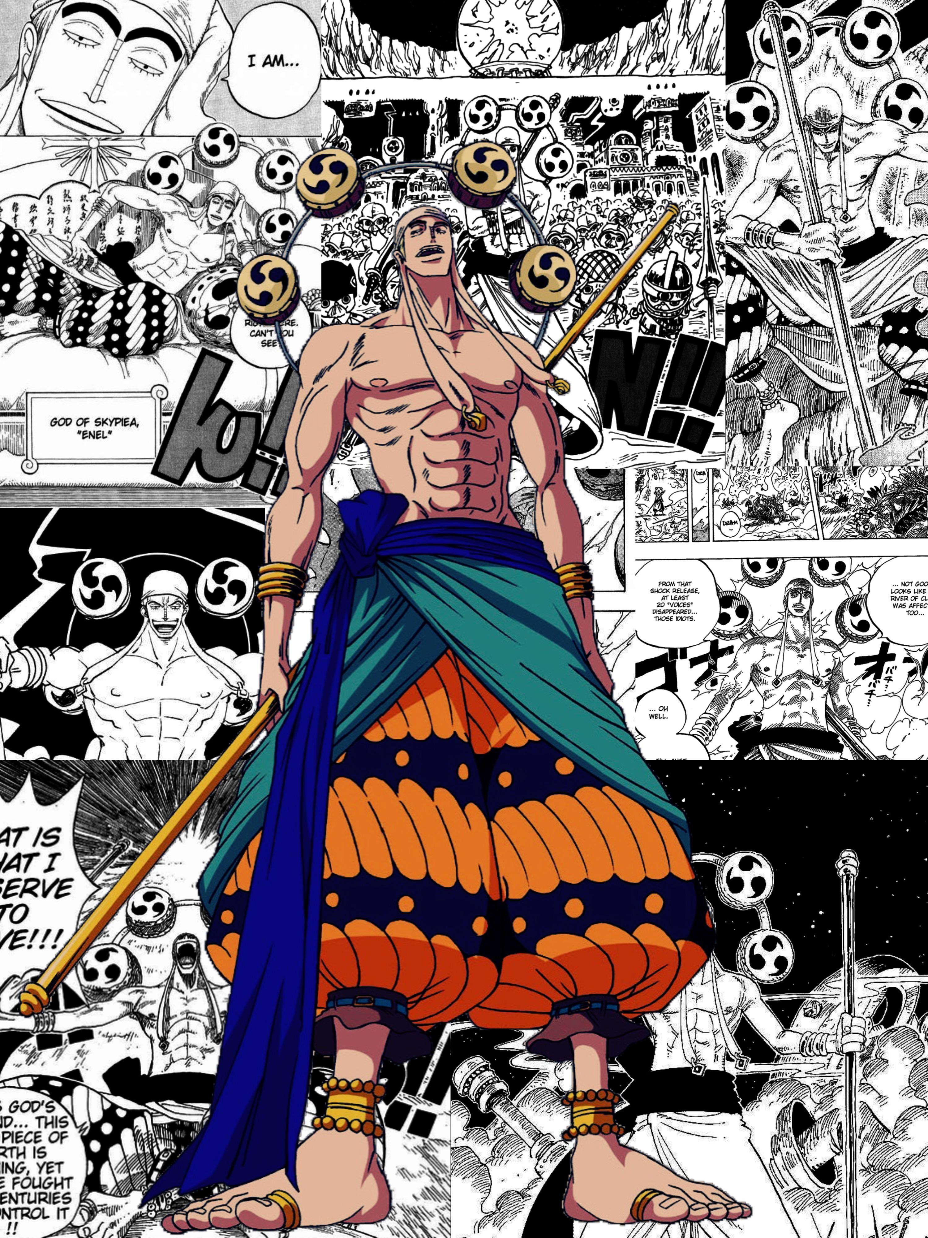 Download One Piece - Enel, the God of Thunder Wallpaper