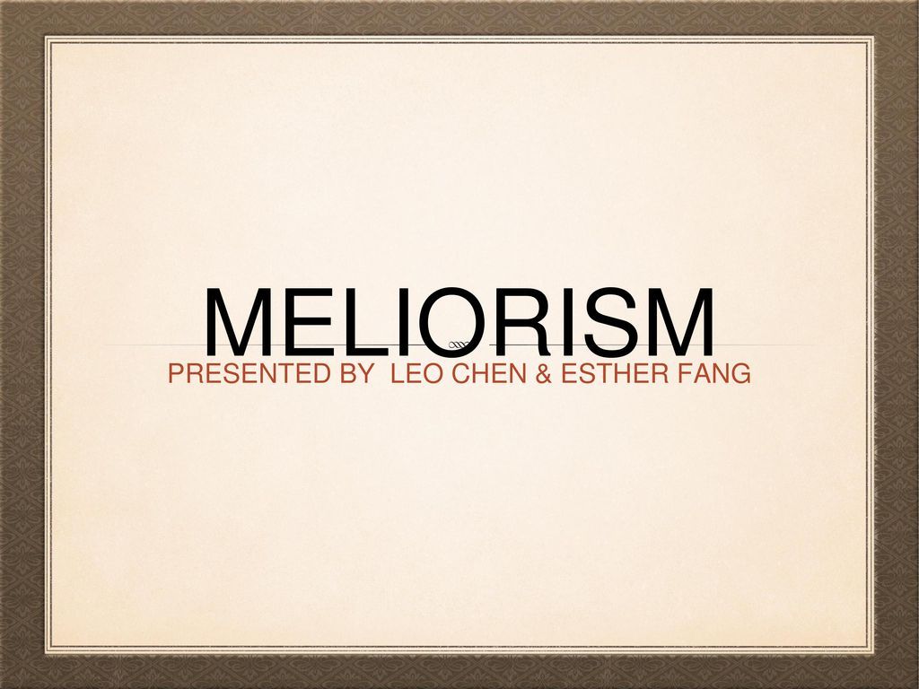 PRESENTED BY LEO CHEN & ESTHER FANG