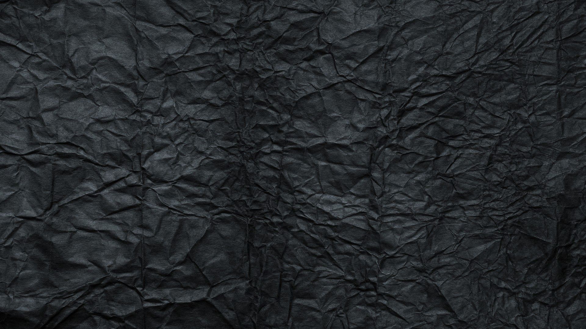 Crumpled black paper Desktop wallpaper 1920x1080