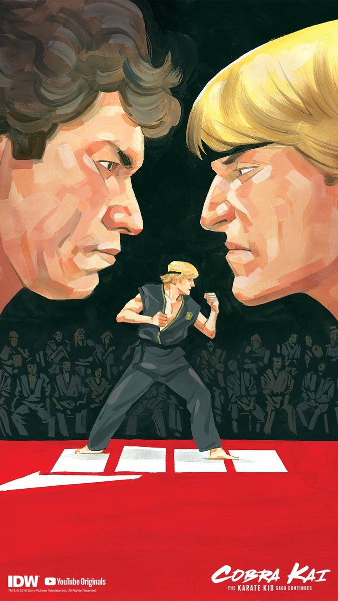 IDW Publishing The Snake Within You! Get Ready For The # CobraKai: THE KARATE KID SAGA CONTINUES Series With These Wallpaper! Pre Order With Your Local Comic Shop! Comicshoplocator.com