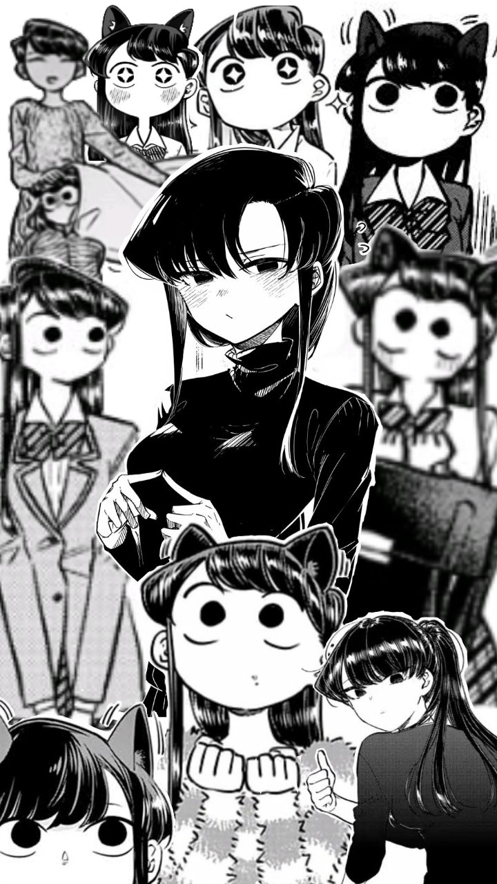 I Made A Phone Wallpaper For Y'all. Just A Bunch Of Komi Sans, Komi_san