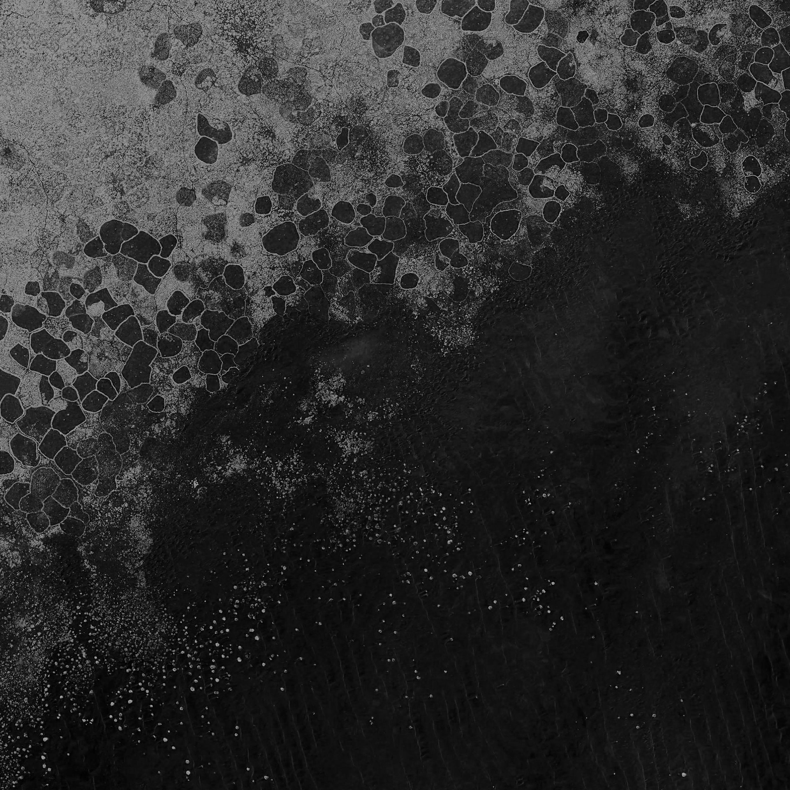 Earth View Black Texture Android Lollipop Pattern