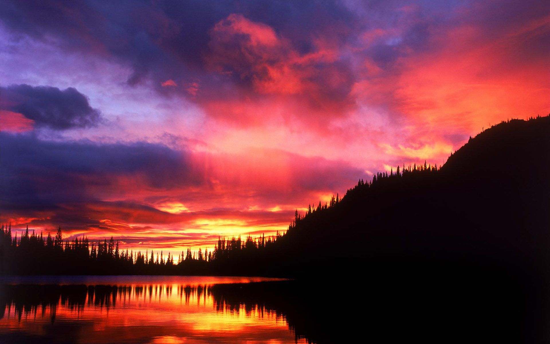 Wallpaper, autumn, image, earth, sunset