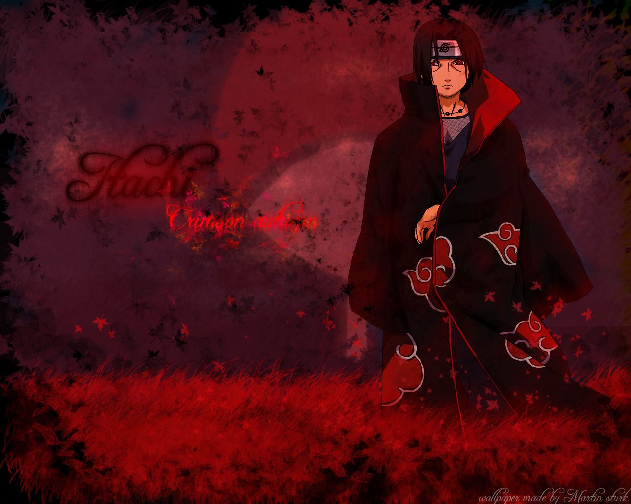 Naruto Wallpaper: Crimson autumn