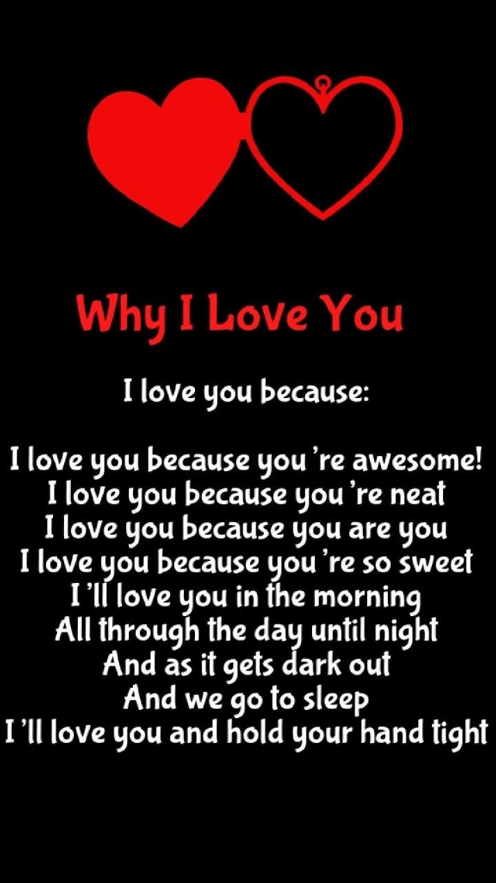 Download Love poem wallpaper by __KoniG__ now. Browse millions of popular dfs wallpaper and ringtones. Valentines day love quotes, Why i love you, Love you poems