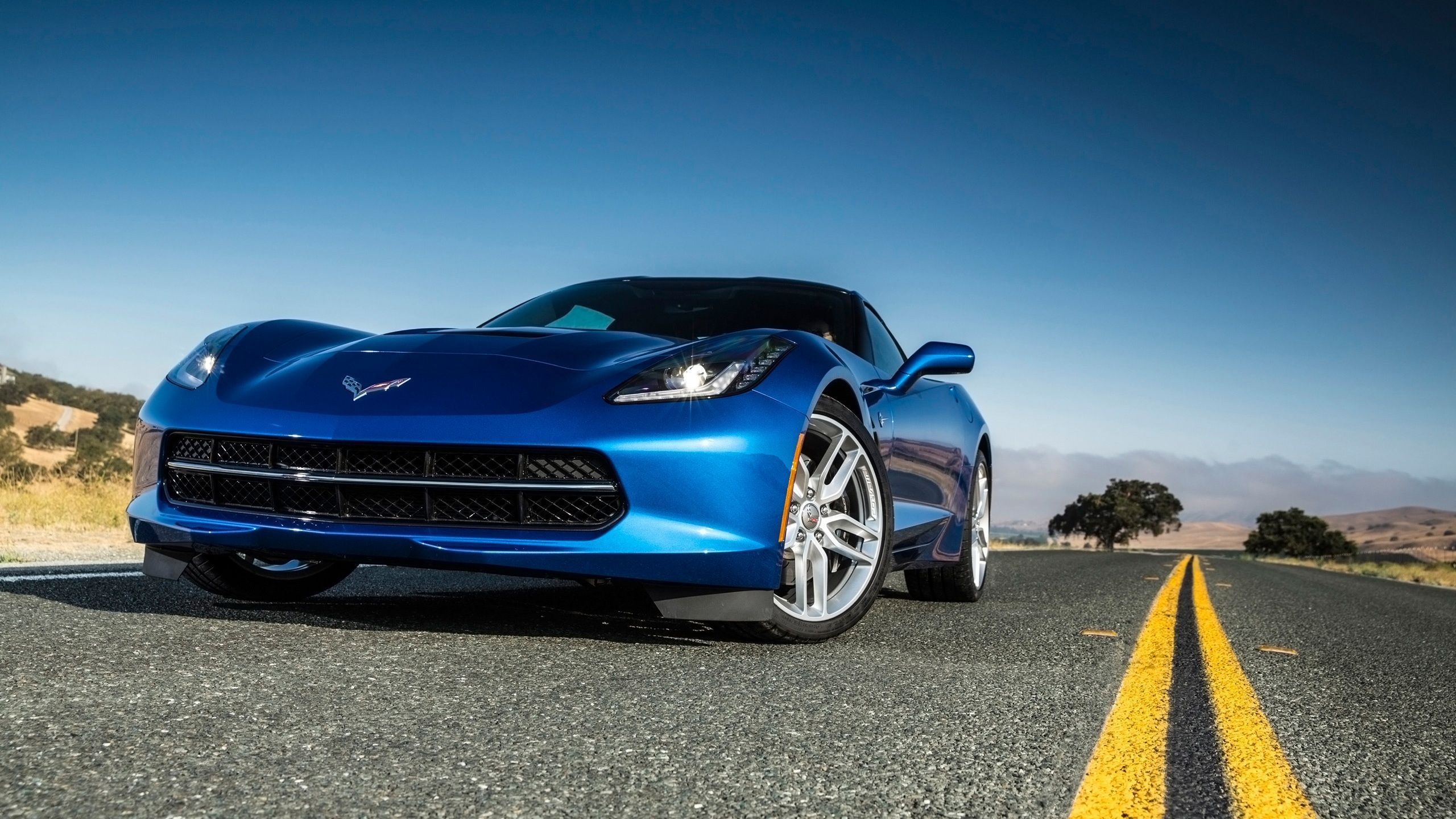 Chevrolet Corvette Stingray Blue Wallpaper. HD Car Background