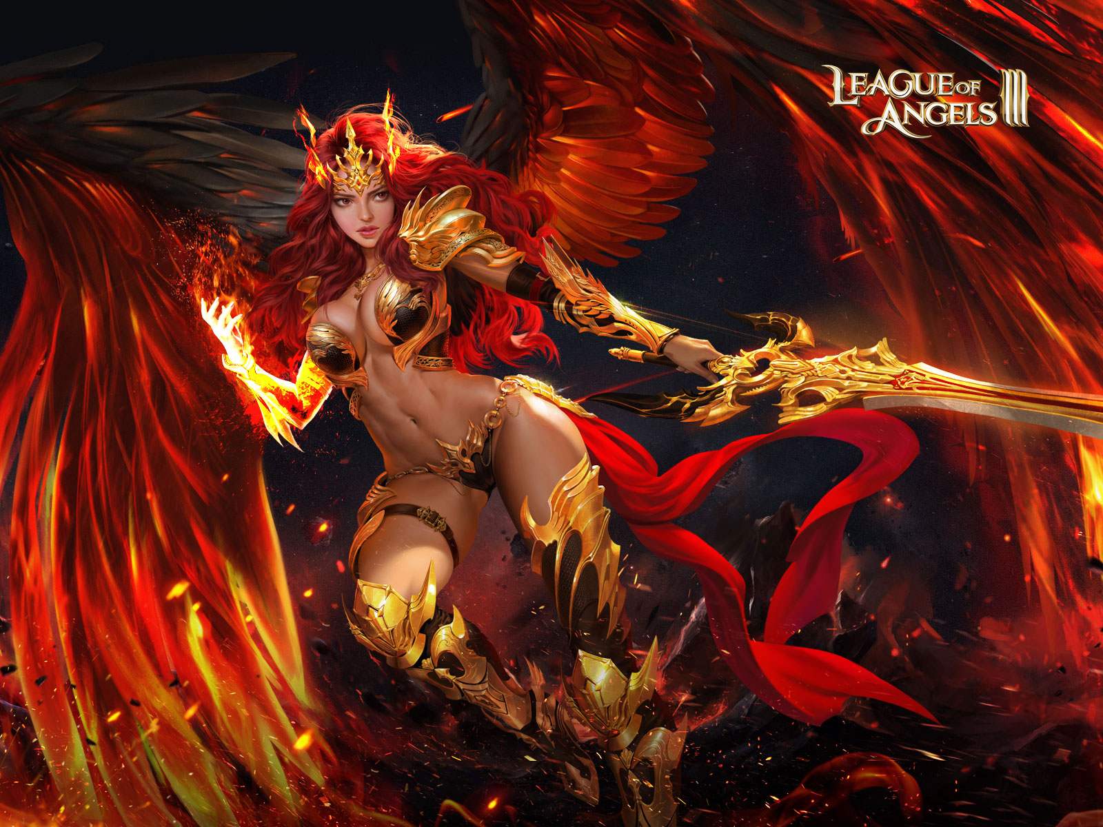 League of Angels III Wallpaper -Free to Play Browser MMORPG -F2P