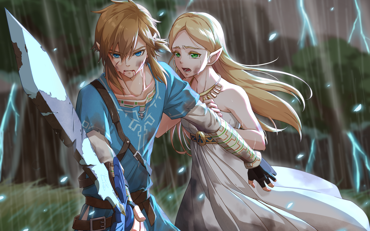 Link and Zelda Wallpaper Free Link and Zelda Background