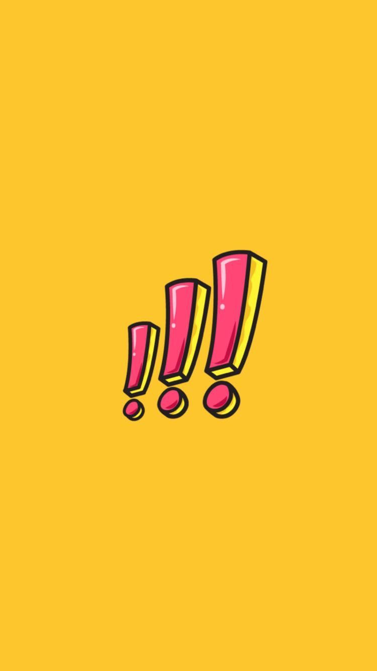 Cute Pink Exclamation Point Snapchat #background #wallpaper. Duvar kağıdı, Fotoğraf, Duvar kağıtları