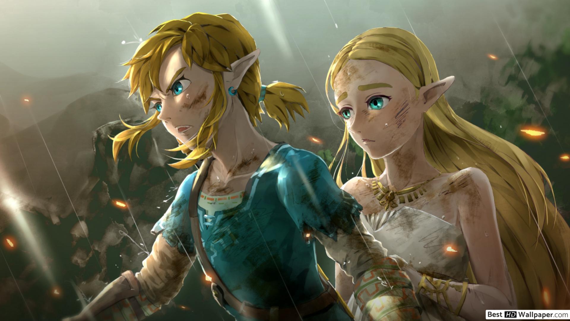 The Legend of Zelda Breath of the Wild & Zelda HD wallpaper download