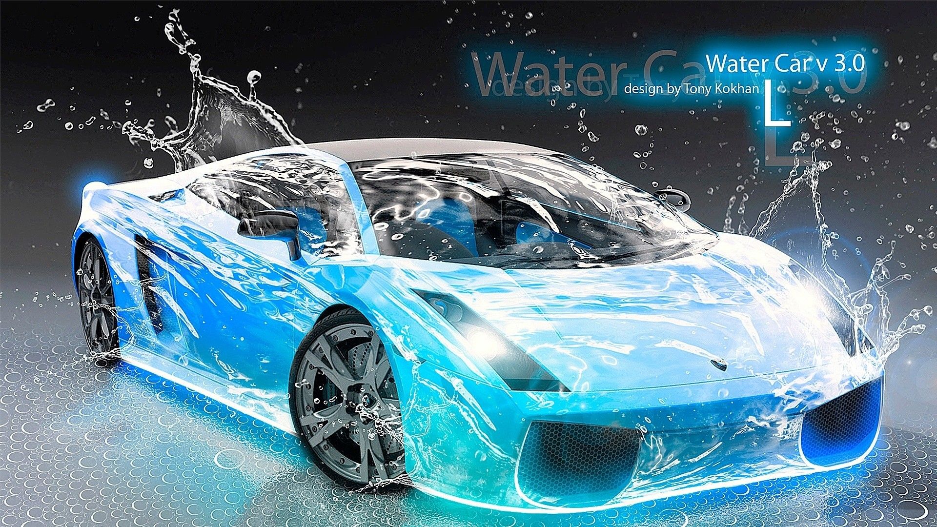 Design Talent Showcase Tony.com Brings Sensual Elements Fire And Water To YOUR Car Wallpaper 23